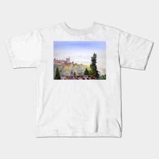 The Alhambra, Granada in November Kids T-Shirt
